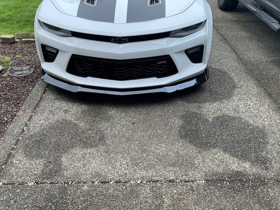 MP Concepts Chin Spoiler; Gloss Black (16-24 Camaro, Excluding ZL1)