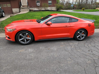 MP Concepts V-Style Rear Spoiler; Matte Black (15-23 Mustang Fastback)