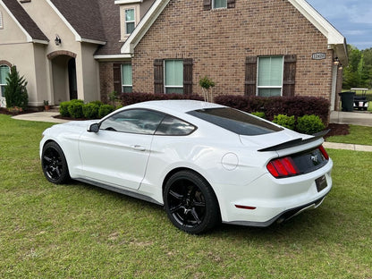 MP Concepts V-Style Rear Spoiler; Matte Black (15-23 Mustang Fastback)