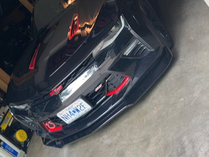 MP Concepts Chin Spoiler; Gloss Black (16-24 Camaro, Excluding ZL1)