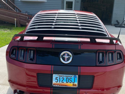 MP Concepts GT/CS Style Rear Spoiler; Matte Black (10-14 Mustang)