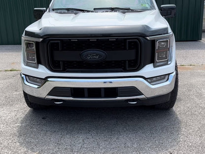 MP Concepts Upper Replacement Grille with LED Lighting and LED DRL; Matte Black (21-23 F-150, Excluding Raptor & Tremor)