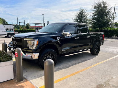 MP Concepts Upper Replacement Grille with LED Lighting; Matte Black (21-23 F-150, Excluding Raptor & Tremor)