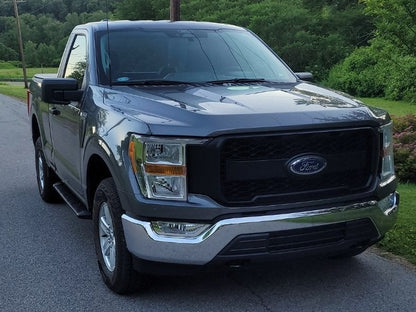 MP Concepts Upper Replacement Grille with LED Lighting; Matte Black (21-23 F-150, Excluding Raptor & Tremor)