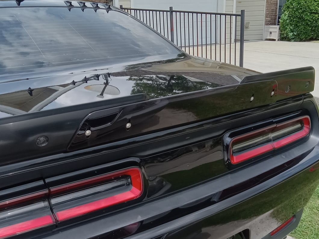 MP Concepts 2-Piece Wicker Bill Rear Spoiler; Unpainted (15-23 Challenger)