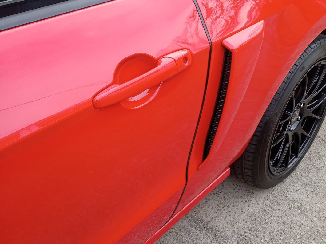 MP Concepts Side Scoops with Inserts; Unpainted (10-14 Mustang)