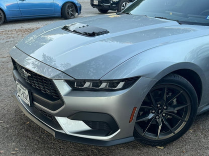 MP Concepts GT Style Hood Scoop; Gloss Black (24-25 Mustang EcoBoost)