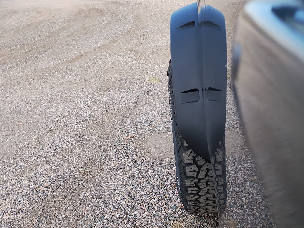 MP Concepts Fender Flares; Textured Black (21-25 Bronco 4-Door, Excluding Raptor)