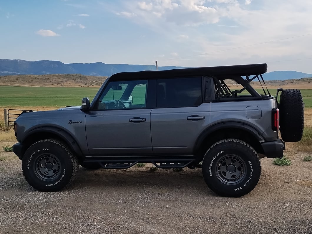 MP Concepts Fender Flares; Textured Black (21-25 Bronco 4-Door, Excluding Raptor)