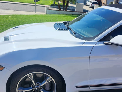 MP Concepts GT Style Hood Scoop; Matte Black (24-25 Mustang EcoBoost)