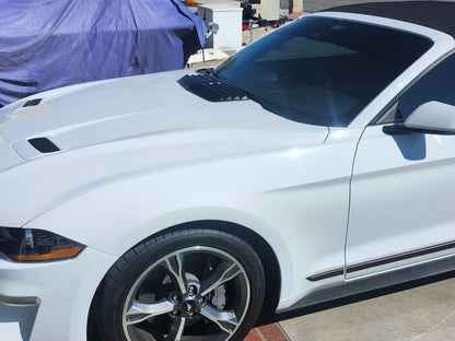 MP Concepts GT Style Hood Scoop; Matte Black (24-25 Mustang EcoBoost)