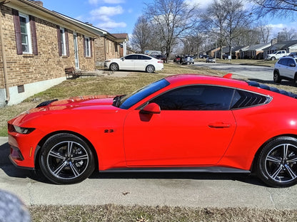 MP Concepts GT Style Hood Scoop; Gloss Black (24-25 Mustang EcoBoost)