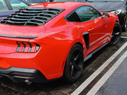 MP Concepts Side Scoops; Unpainted (24-25 Mustang)