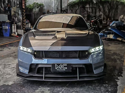 MP Concepts GTD Style Front Bumper; Unpainted (24-26 Mustang)