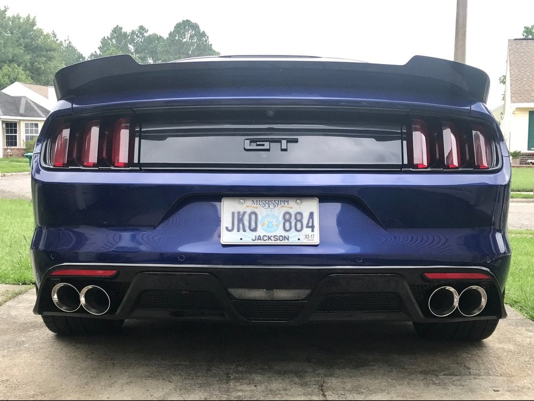 MP Concepts GT350 Style Rear Bumper and Diffuser Kit; Unpainted (15-17 Mustang)