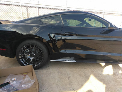 MP Concepts Side Scoops; Unpainted (15-23 Mustang)