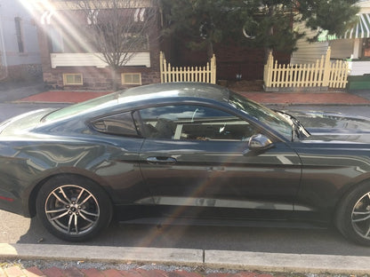MP Concepts Quarter Window Scoops; Unpainted (15-23 Mustang Fastback)
