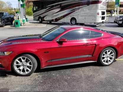 MP Concepts Side Scoops; Unpainted (15-23 Mustang)