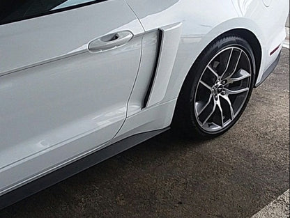 MP Concepts Side Scoops; Unpainted (15-23 Mustang)