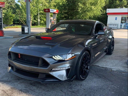 MP Concepts Hood Scoop with Chase LED (18-23 Mustang GT, EcoBoost)
