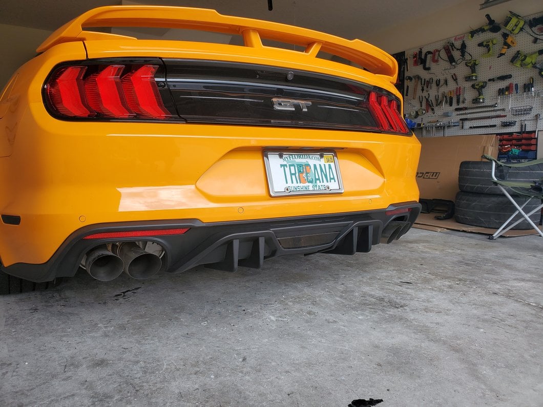 MP Concepts Rear Diffuser (18-23 Mustang GT; 19-23 Mustang EcoBoost w/ Active Exhaust)