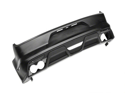 MP Concepts GT350 Style Rear Bumper and Diffuser Kit; Unpainted (15-17 Mustang)