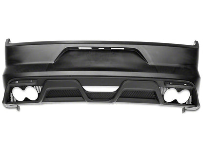 MP Concepts GT350 Style Rear Bumper and Diffuser Kit; Unpainted (15-17 Mustang)