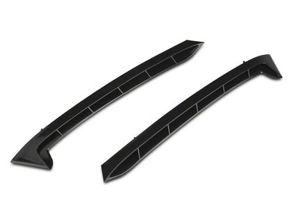 MP Concepts GT350 Style Fender Scoops; Unpainted (15-23 Mustang GT, EcoBoost, V6)