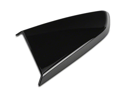 MP Concepts Quarter Window Scoops; Gloss Black (15-23 Mustang Fastback)