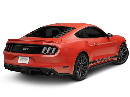 MP Concepts Sport Rear Window Louvers; Matte Black (15-25 Mustang Fastback)