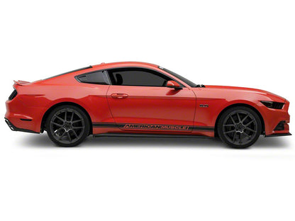 MP Concepts Quarter Window Scoops; Unpainted (15-23 Mustang Fastback)