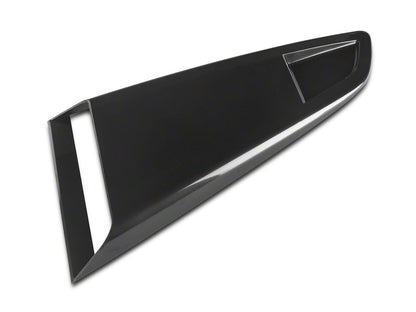 MP Concepts Quarter Window Scoops; Unpainted (15-23 Mustang Fastback)