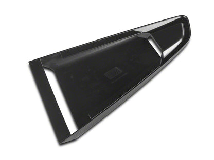 MP Concepts Quarter Window Scoops; Unpainted (15-23 Mustang Fastback)