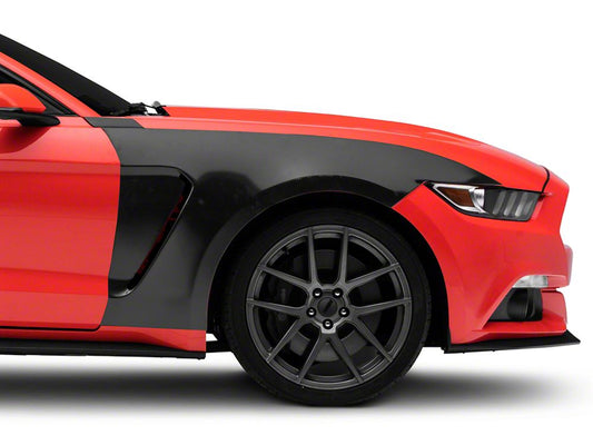 MP Concepts GT350 Style Replacement Fenders; Aluminum (15-17 Mustang GT, EcoBoost, V6)