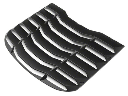 MP Concepts Rear Window Louvers; Matte Black (15-25 Mustang Fastback)