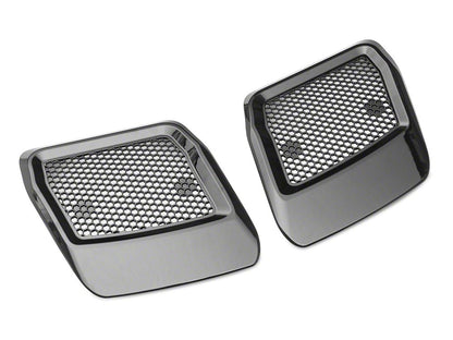 MP Concepts Hood Vents; Gloss Black (18-23 Mustang GT, EcoBoost)
