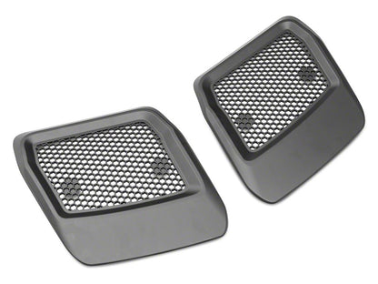 MP Concepts Hood Vents; Matte Black (18-23 Mustang GT, EcoBoost)