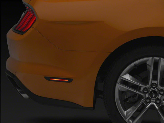 MP Concepts LED Side Marker Lights; Rear; Smoked (18-23 Mustang)