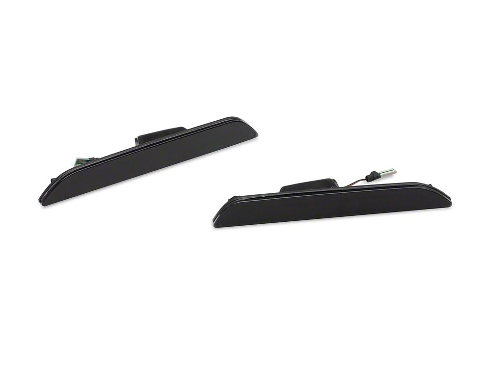 MP Concepts LED Side Marker Lights; Rear; Smoked (18-23 Mustang)