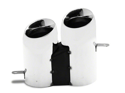 MP Concepts Quad Exhaust Tips for MP Concepts Rear Diffuser (18-23 Mustang GT; 19-23 Mustang EcoBoost w/ Active Exhaust)