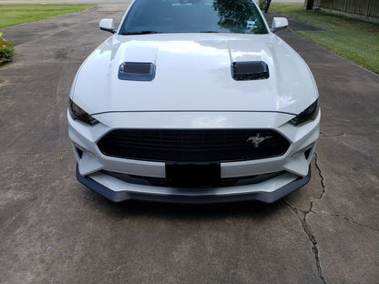 MP Concepts Hood Vents; Gloss Black (18-23 Mustang GT, EcoBoost)