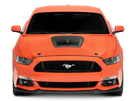 MP Concepts GT500 Style Aluminum Hood; Unpainted (15-17 Mustang GT, EcoBoost, V6)