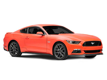 MP Concepts Quarter Window Louvers; Gloss Black (15-23 Mustang Fastback)