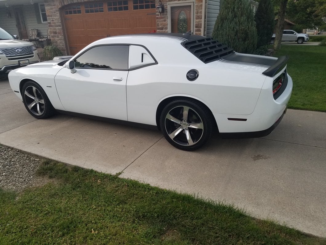 MP Concepts Quarter Window Scoops; Unpainted (08-23 Challenger)