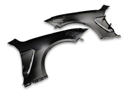MP Concepts GT350 Style Replacement Fenders; Aluminum (18-23 Mustang GT, EcoBoost)