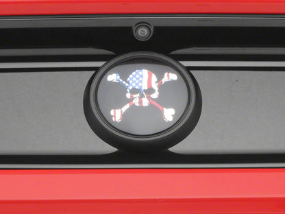 MP Concepts Decklid Panel Emblem; American Skull (15-23 Mustang)