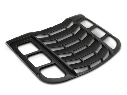 MP Concepts Rear Window Louvers; Matte Black (15-25 Mustang Fastback)