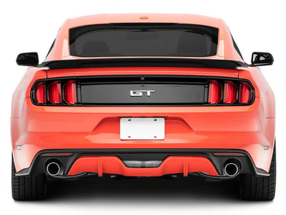 MP Concepts GT350 Track Pack Style Rear Spoiler; Matte Black (15-23 Mustang Fastback)