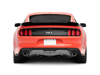 MP Concepts V-Style Rear Spoiler; Gloss Black (15-23 Mustang Fastback)