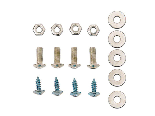 MP Concepts Replacement Rear Diffuser Hardware Kit for 403416 Only (15-17 Mustang GT Premium, EcoBoost Premium)